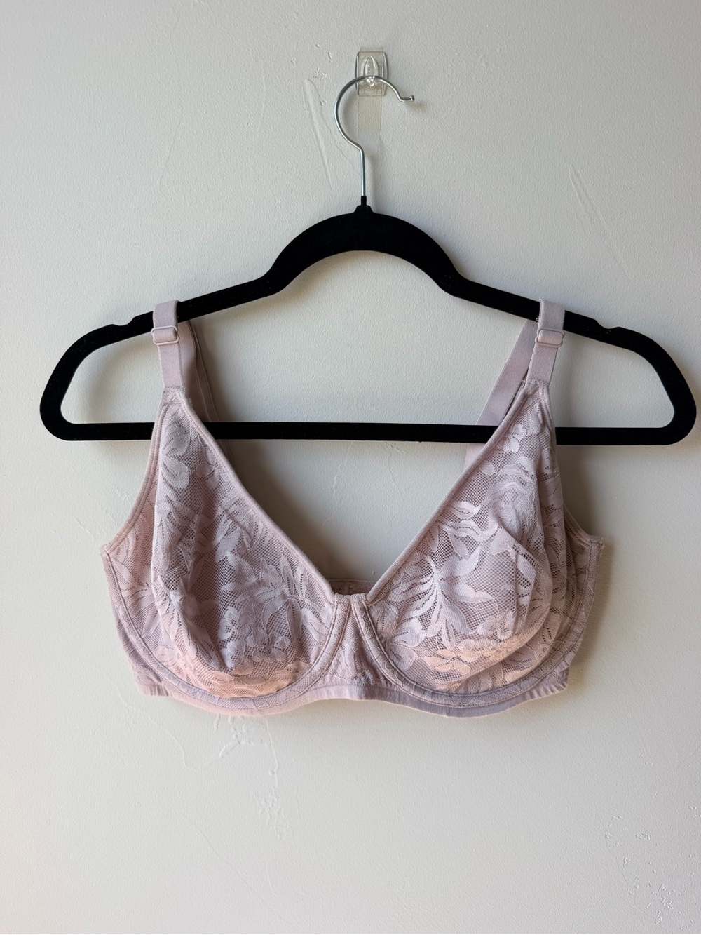 Bali Light Blush Lace Underwire Bra